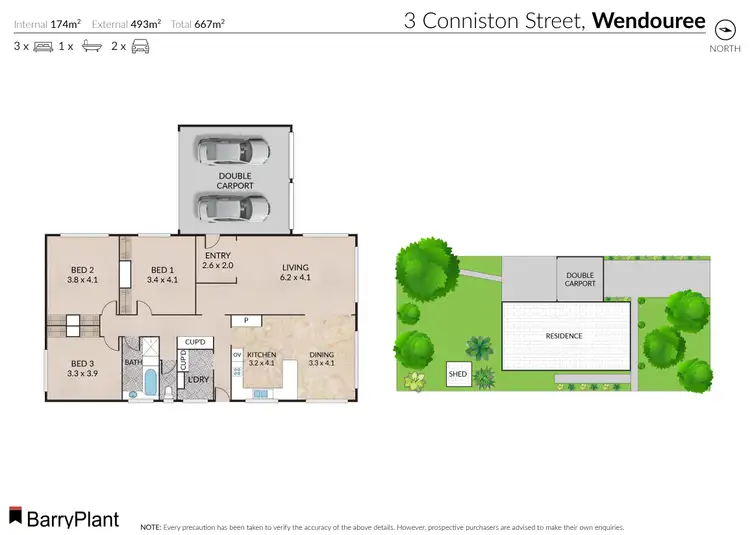 Floorplan of Homely house listing, 15 Highfield Avenue, Mount Clear VIC 3350