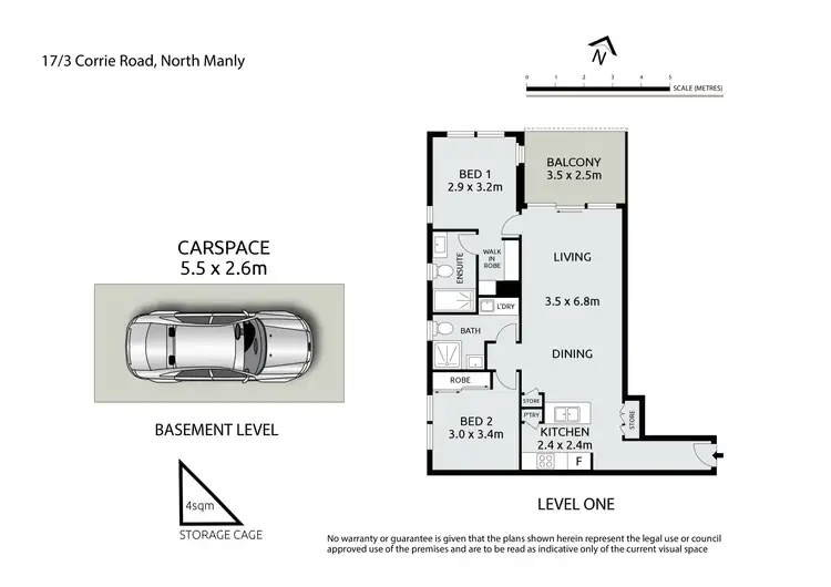 Floorplan of Homely apartment listing, 17/3 Corrie Road, North Manly NSW 2100
