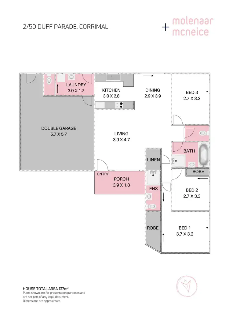 Floorplan of Homely villa listing, 2/50 Duff Parade, East Corrimal NSW 2518