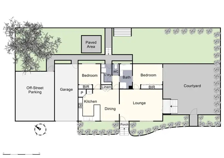 Floorplan of Homely unit listing, 1/21 Hutton Avenue, Ferntree Gully VIC 3156