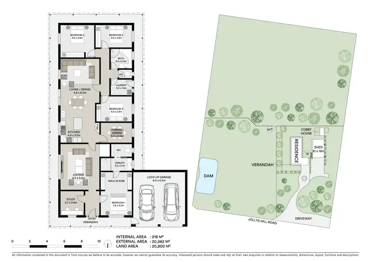 Floorplan of Homely house listing, 289 Jollys Hill Road, Ross Creek VIC 3351