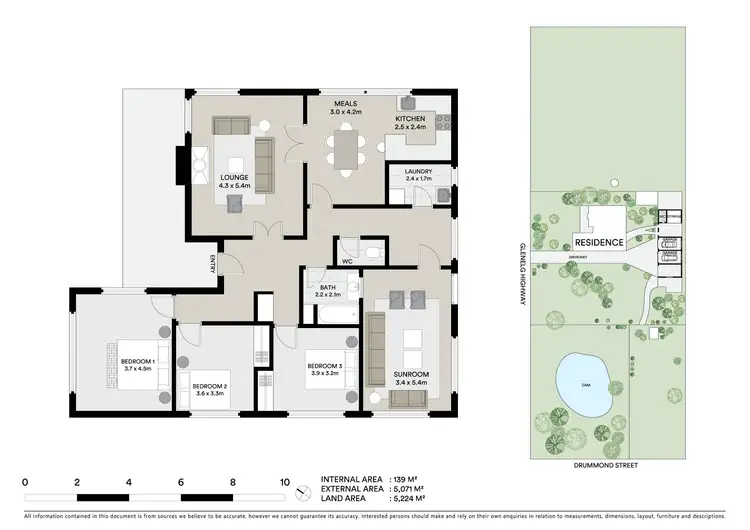 Floorplan of Homely house listing, 2025 Glenelg Highway, Scarsdale VIC 3351