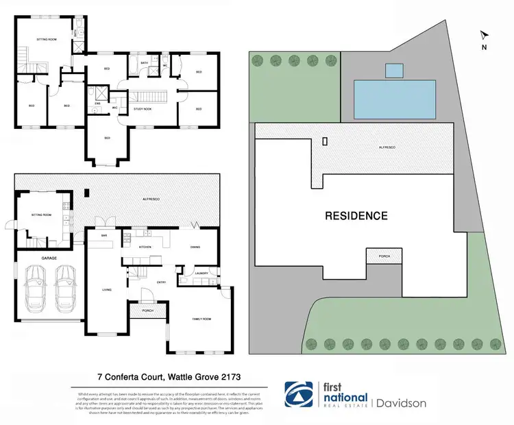 Floorplan of Homely house listing, 7 Conferta Court, Wattle Grove NSW 2173