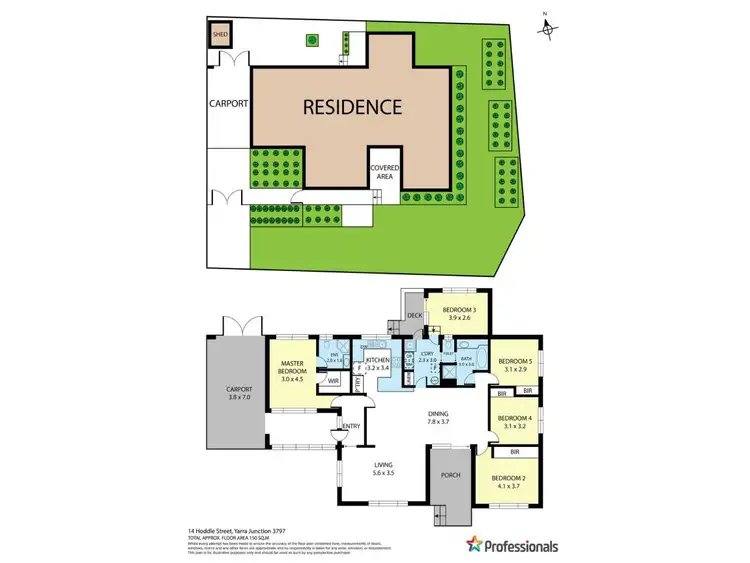 Floorplan of Homely house listing, 14 Hoddle Street, Yarra Junction VIC 3797