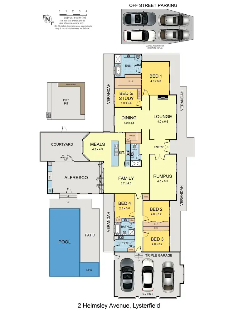 Floorplan of Homely house listing, 2 Helmsley Avenue, Lysterfield VIC 3156