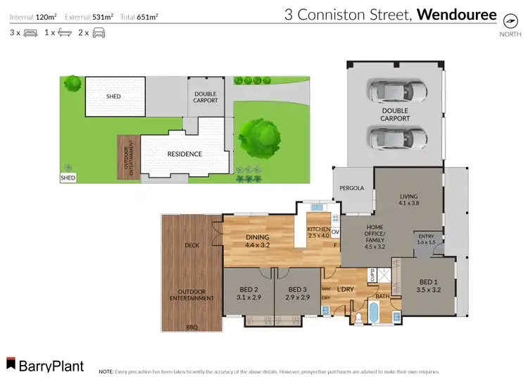 Floorplan of Homely house listing, 3 Conniston Street, Wendouree VIC 3355