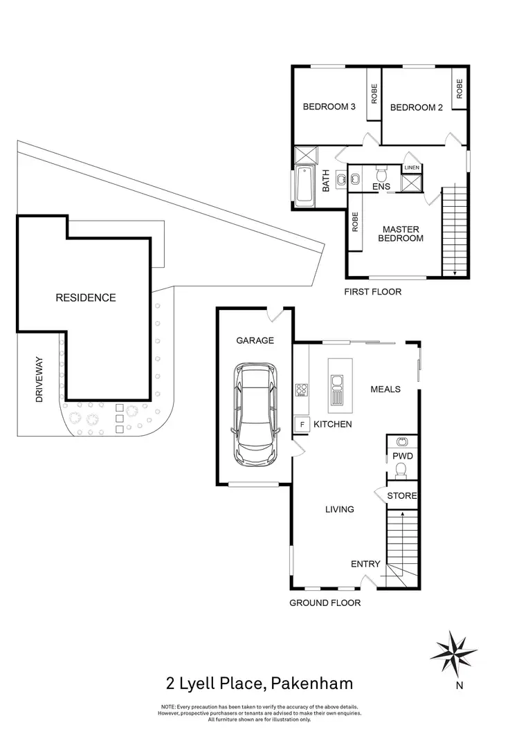 Floorplan of Homely house listing, 2 Lyell Place, Pakenham VIC 3810