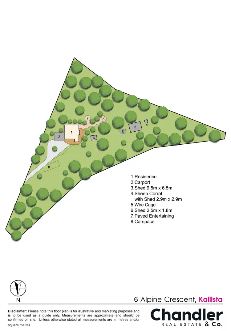 Floorplan of Homely house listing, 6 Alpine Crescent, Kallista VIC 3791