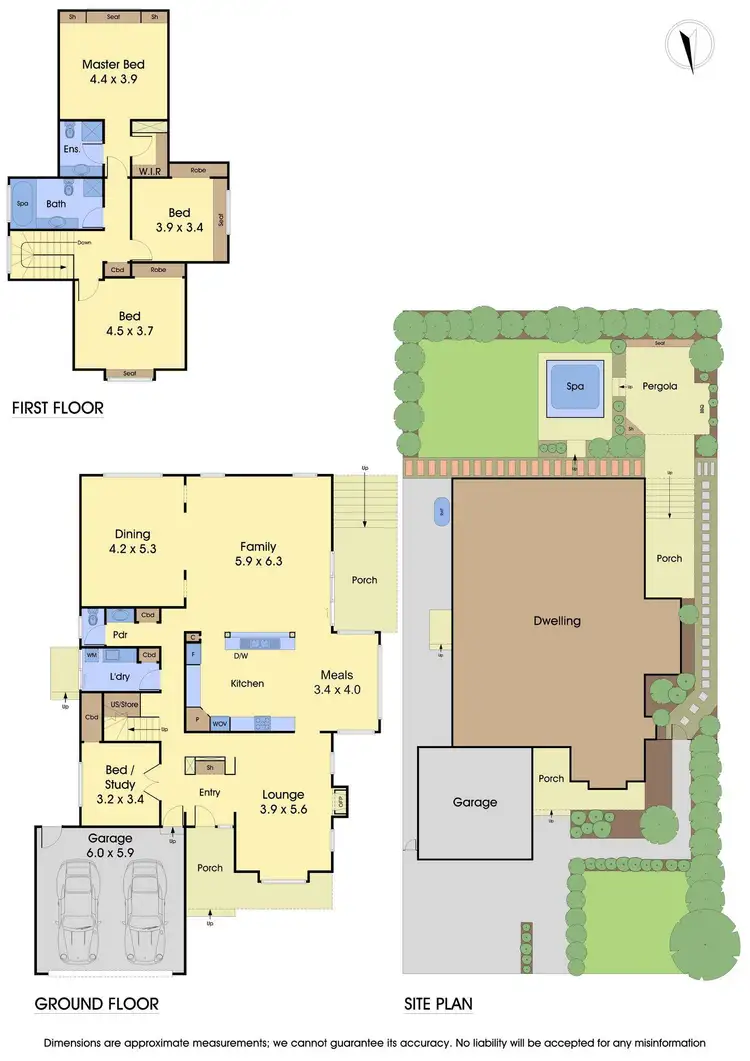 Floorplan of Homely house listing, 12 Delacombe Drive, Mill Park VIC 3082