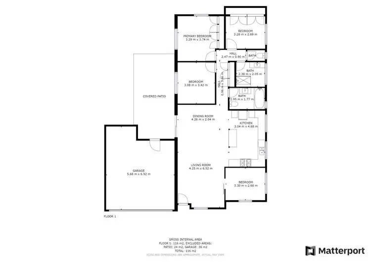 Floorplan of Homely house listing, 3 Hamer Court, Boondall QLD 4034