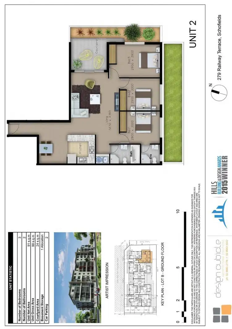Floorplan of Homely apartment listing, 33/6 Bingham Street, Schofields NSW 2762
