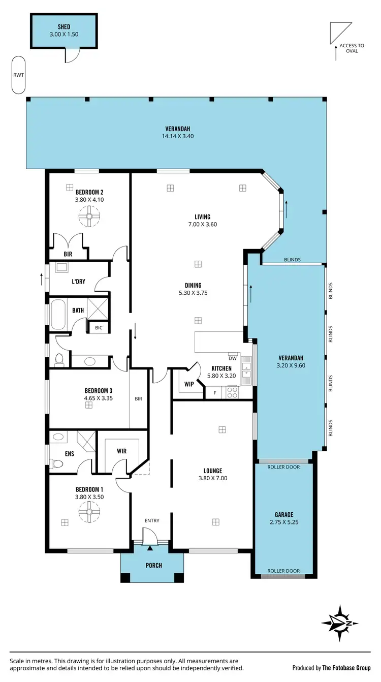 Floorplan of Homely house listing, 7 Rose Crescent, Mclaren Flat SA 5171