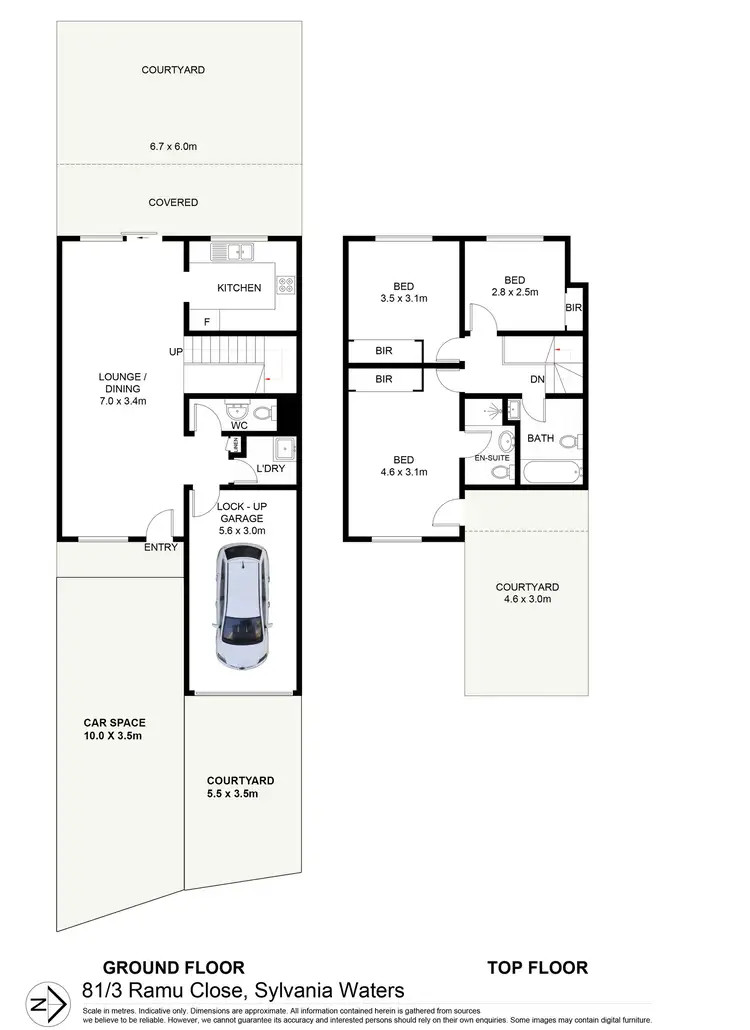 Floorplan of Homely townhouse listing, 81/3 Ramu Close, Sylvania Waters NSW 2224