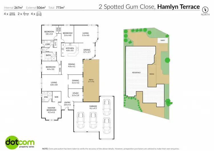 Floorplan of Homely house listing, 2 Spotted Gum Close, Hamlyn Terrace NSW 2259