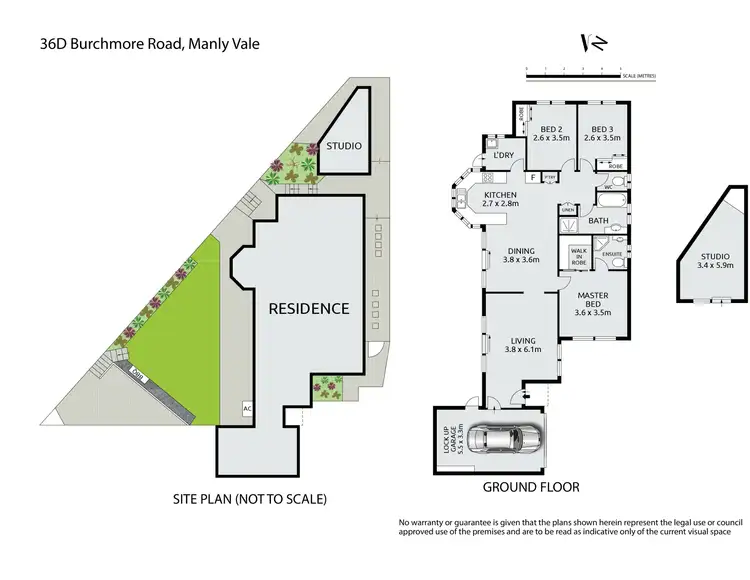 Floorplan of Homely townhouse listing, 36D Burchmore Road, Manly Vale NSW 2093