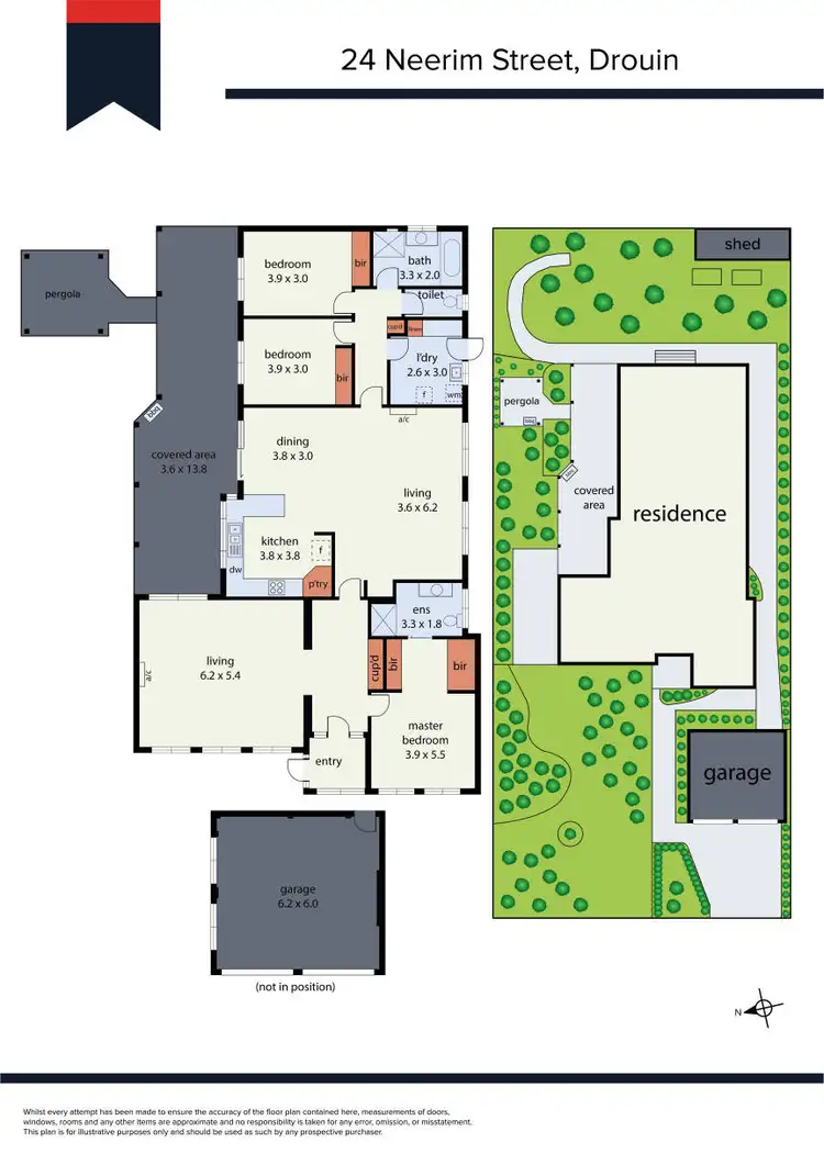 Floorplan of Homely house listing, 24 Neerim Street, Drouin VIC 3818