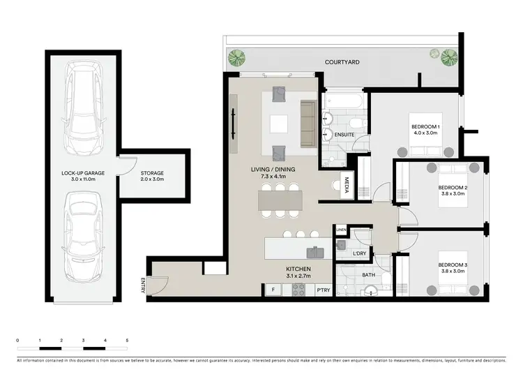 Floorplan of Homely apartment listing, G5/1 Ferntree Place, Epping NSW 2121