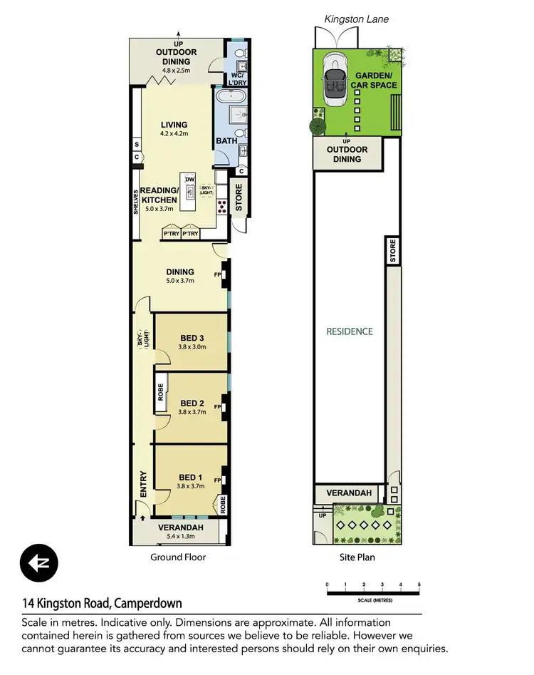 Floorplan of Homely house listing, 14 Kingston Road, Camperdown NSW 2050