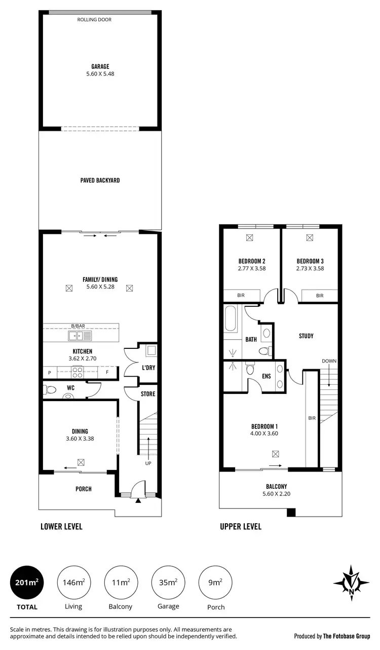 Floorplan of Homely townhouse listing, 3a Havan Lane, Munno Para West SA 5115