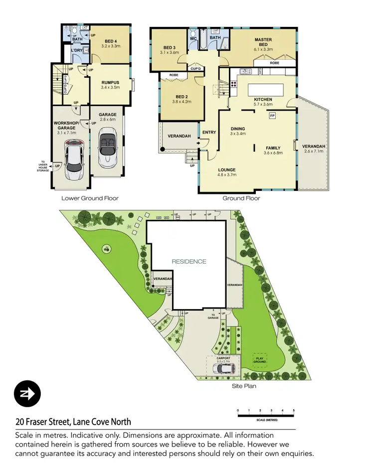 Floorplan of Homely house listing, 20 Fraser Street, Lane Cove NSW 2066