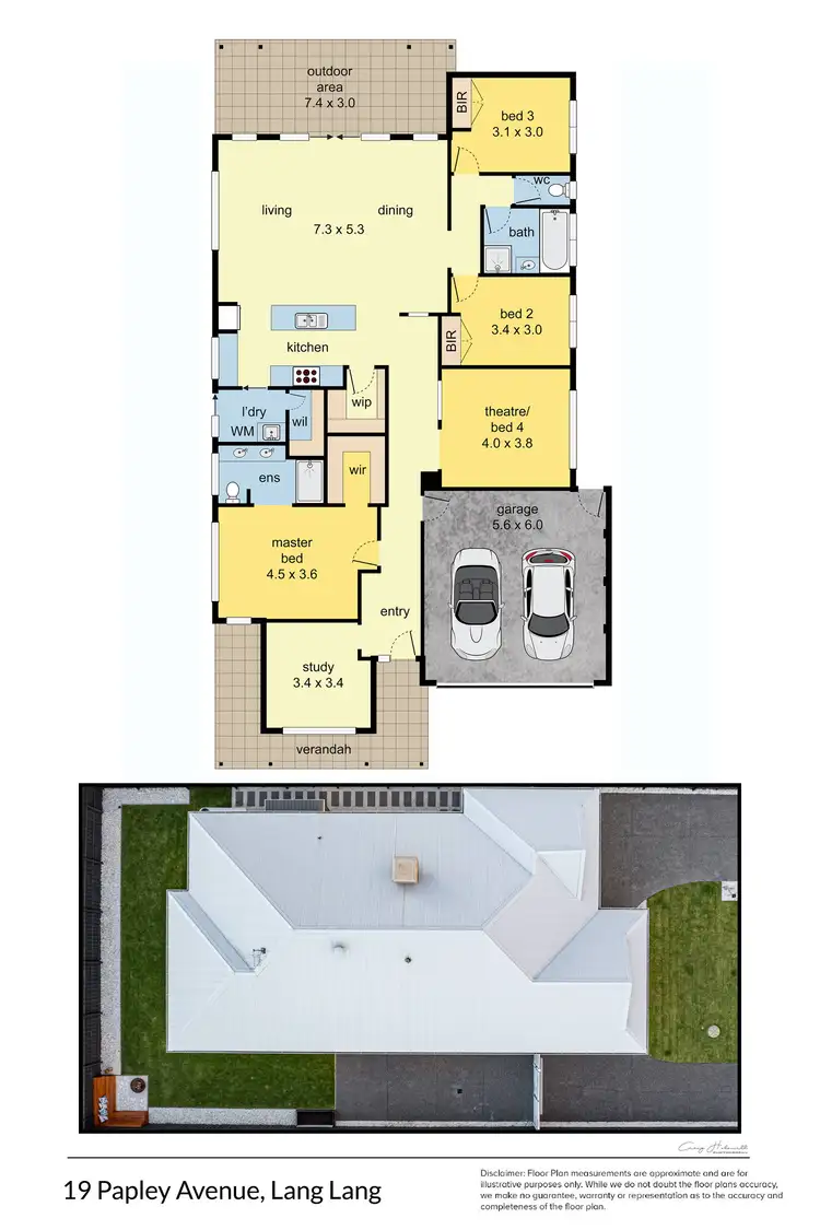 Floorplan of Homely house listing, 19 Papley Avenue, Lang Lang VIC 3984