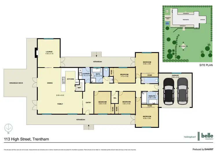 Floorplan of Homely house listing, 113 High Street, Trentham VIC 3458