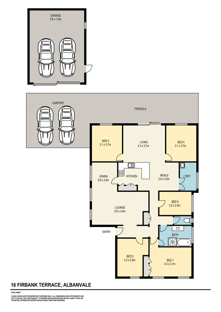 Floorplan of Homely house listing, 16 Firbank Terrace, Albanvale VIC 3021