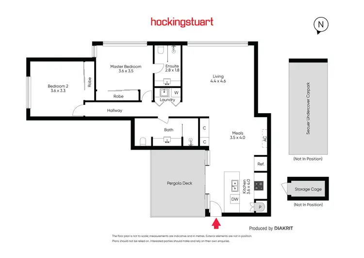 Floorplan of Homely apartment listing, 6/8 Valetta Street, Carrum VIC 3197