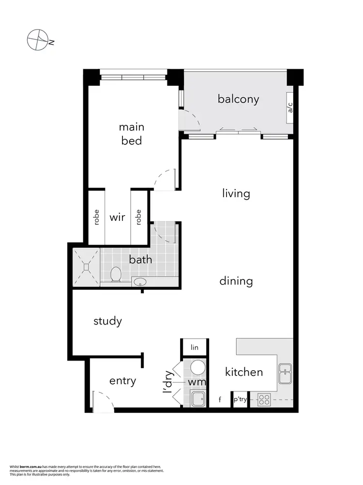 Floorplan of Homely apartment listing, 54/71 Giles Street, Kingston ACT 2604