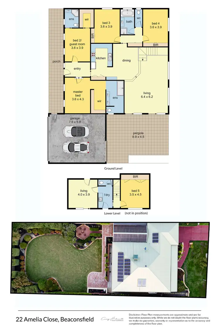 Floorplan of Homely house listing, 22 Amelia Close, Beaconsfield VIC 3807