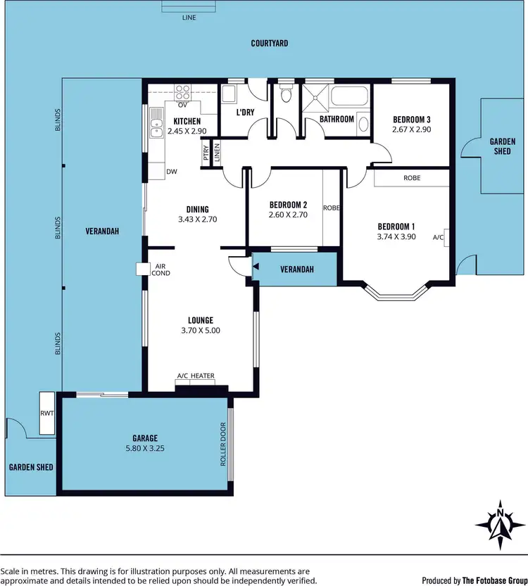 Floorplan of Homely house listing, 3/47 Fifth Avenue, Ascot Park SA 5043