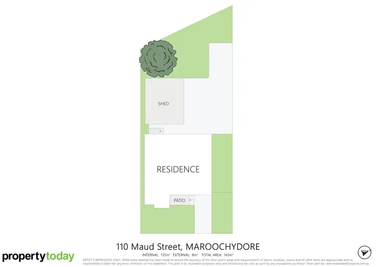 Floorplan of Homely house listing, 110 Maud Street, Maroochydore QLD 4558