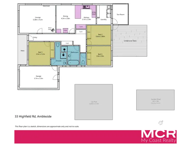 Floorplan of Homely house listing, 33 Highfield Road, Ambleside TAS 7310