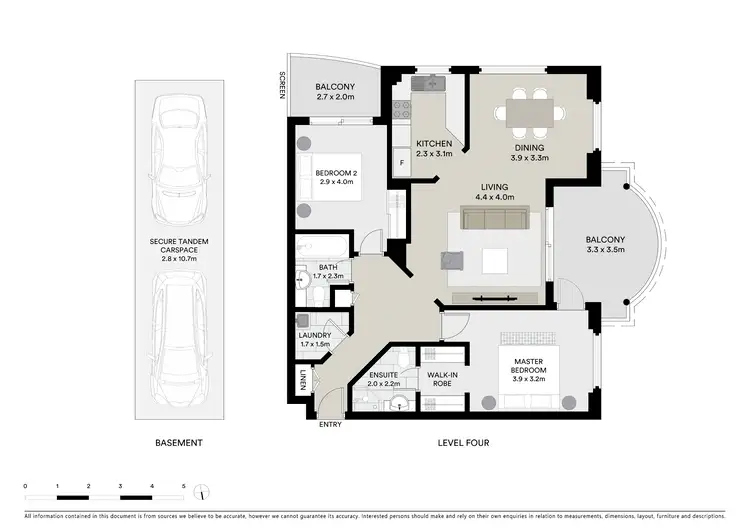 Floorplan of Homely apartment listing, 403/7 Gerrale Street, Cronulla NSW 2230