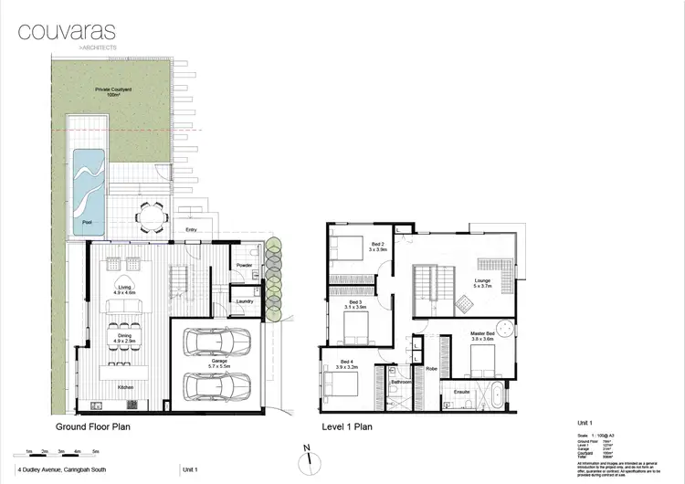 Floorplan of Homely townhouse listing, 1/4 Dudley Avenue, Caringbah South NSW 2229