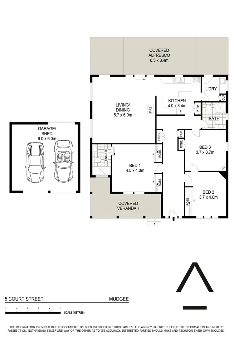 Floorplan of Homely house listing, 5 Court Street, Mudgee NSW 2850