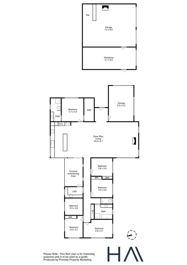 Floorplan of Homely house listing, 23 Terry Street, Carlton TAS 7173
