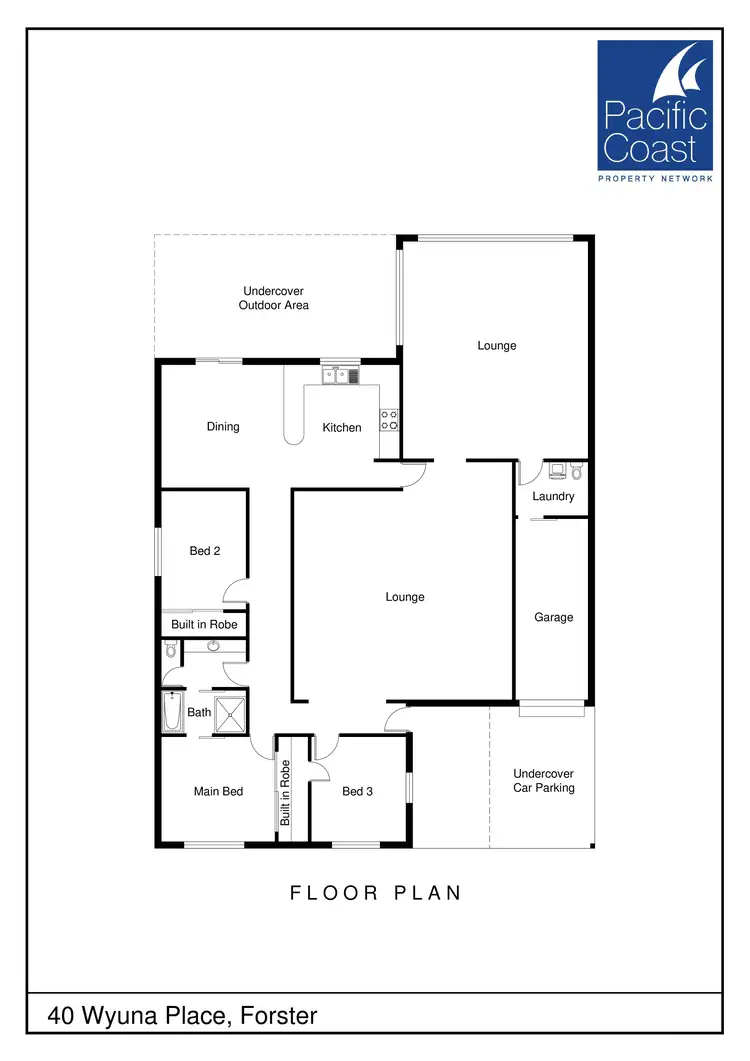 Floorplan of Homely house listing, 40 Wyuna Place, Forster NSW 2428