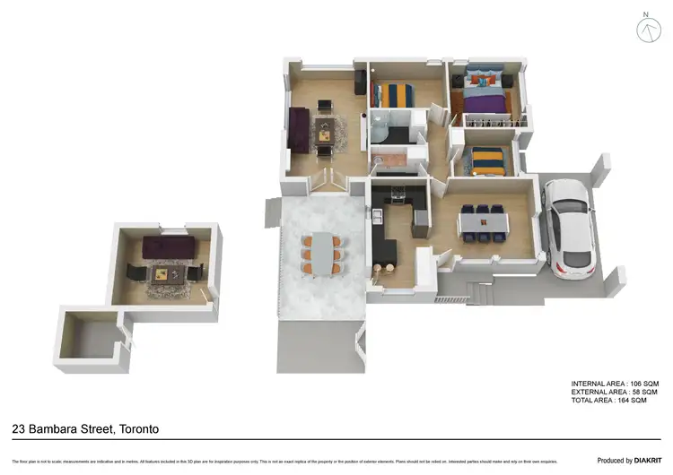 Floorplan of Homely house listing, 23 Bambara Street, Toronto NSW 2283