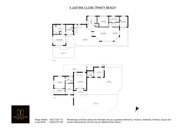 Floorplan of Homely house listing, 4 Justine Close, Trinity Beach QLD 4879
