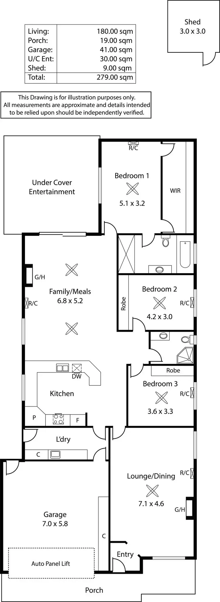 Floorplan of Homely house listing, 3 Parsons Street, Maylands SA 5069