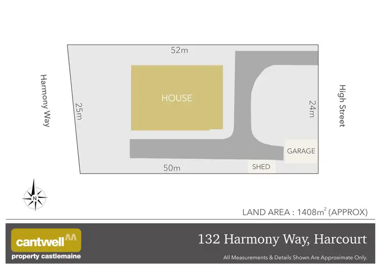 Floorplan of Homely house listing, 132 Harmony Way, Harcourt VIC 3453