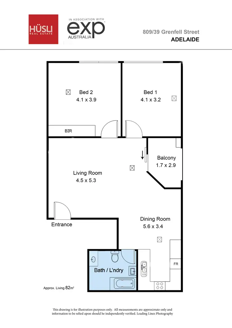 Floorplan of Homely apartment listing, Level 8/809/39 Grenfell Street, Adelaide SA 5000