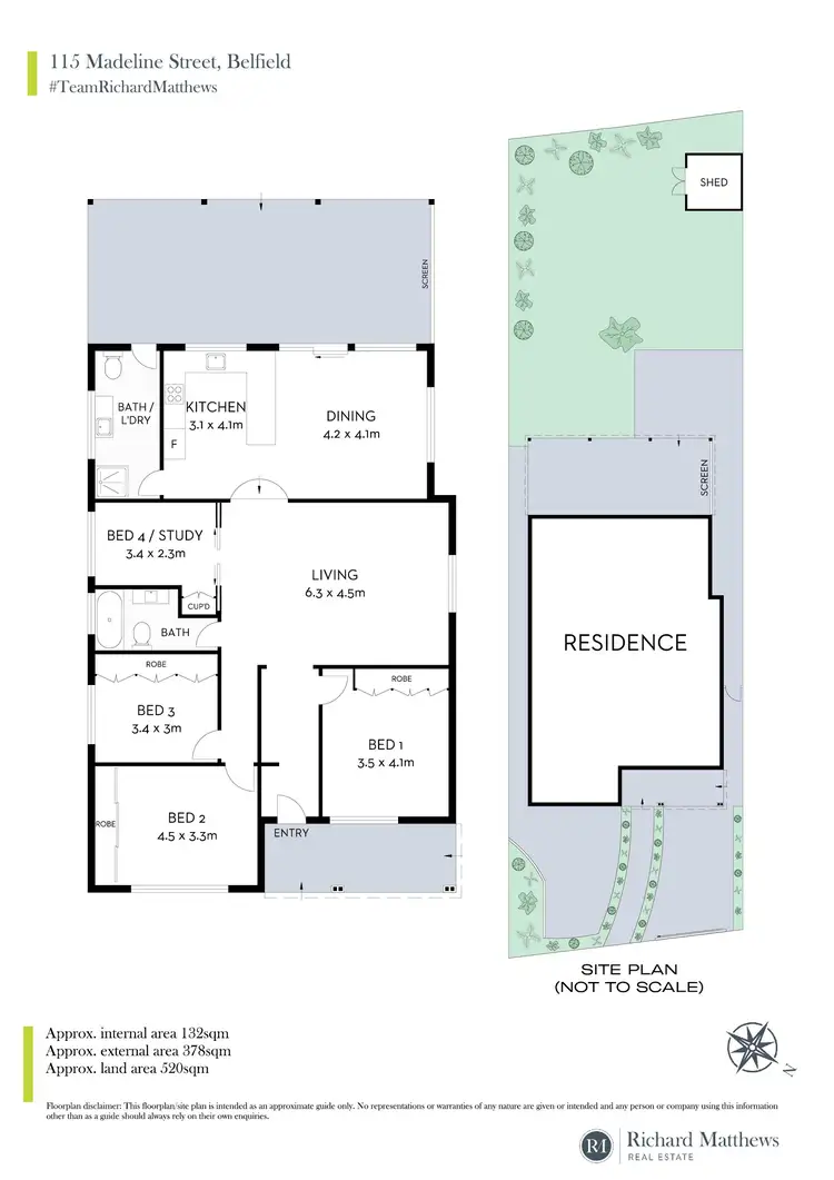Floorplan of Homely house listing, 115 Madeline Street, Belfield NSW 2191