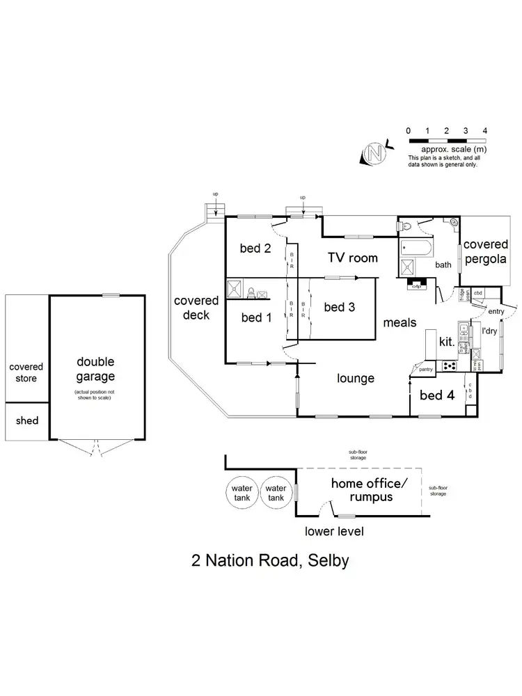 Floorplan of Homely house listing, 2 Nation Road, Selby VIC 3159