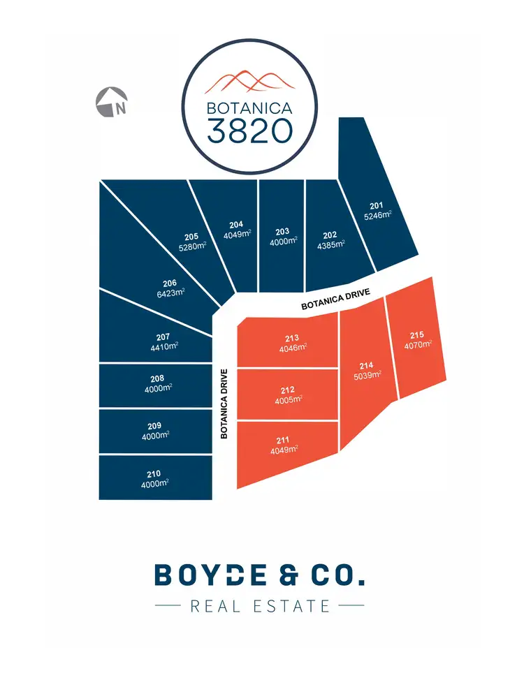 Floorplan of Homely land listing, LOT 203 Botanica Drive, Warragul VIC 3820