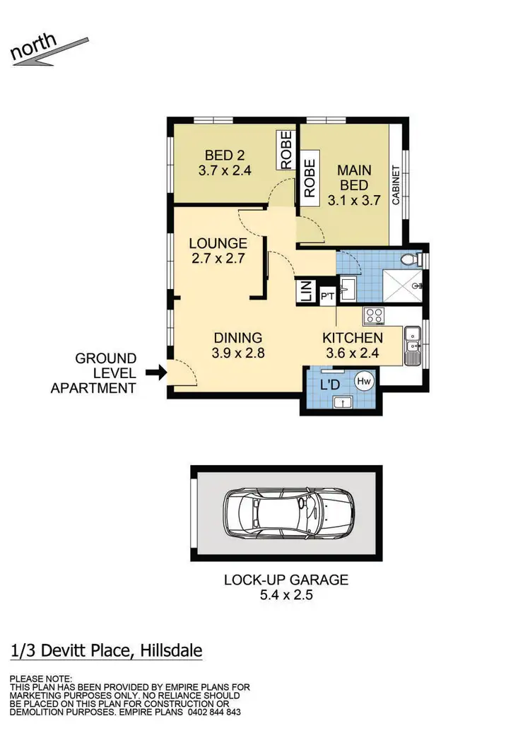 Floorplan of Homely apartment listing, Devitt Place, Hillsdale NSW 2036