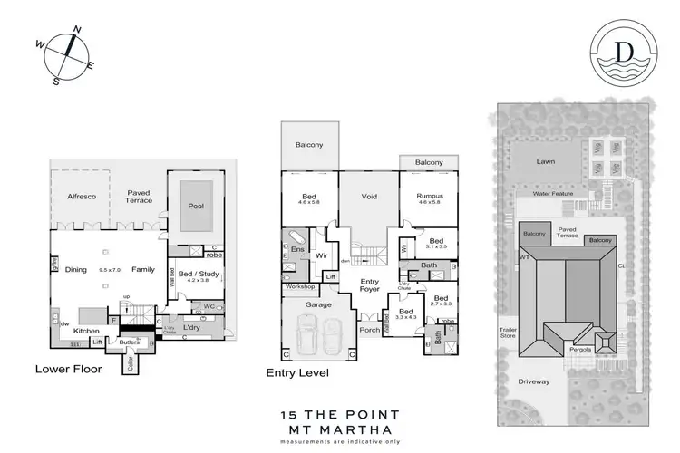 Floorplan of Homely house listing, 15 The Point, Mount Martha VIC 3934