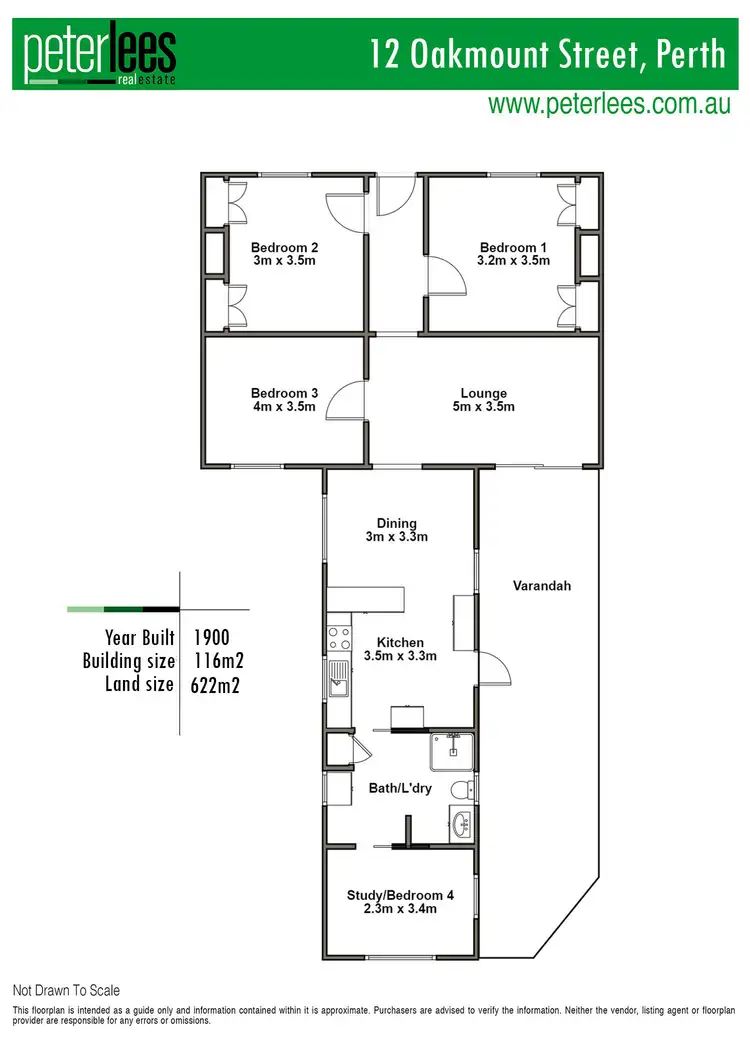 Floorplan of Homely house listing, 12 Oakmount Street, Perth TAS 7300