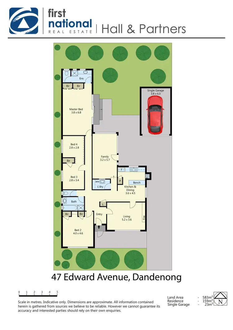 Floorplan of Homely house listing, 47 Edward Avenue, Dandenong VIC 3175